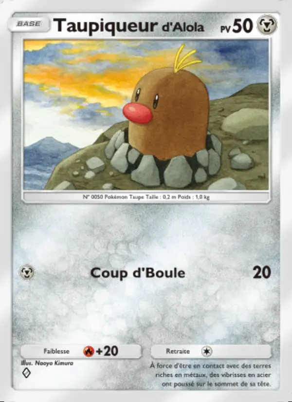 Image of the card Taupiqueurd'Alola
