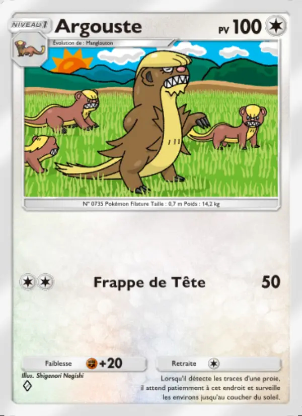 Image of the card Argouste