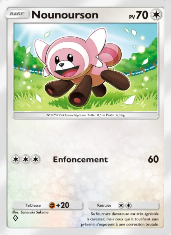 Image of the card Nounourson