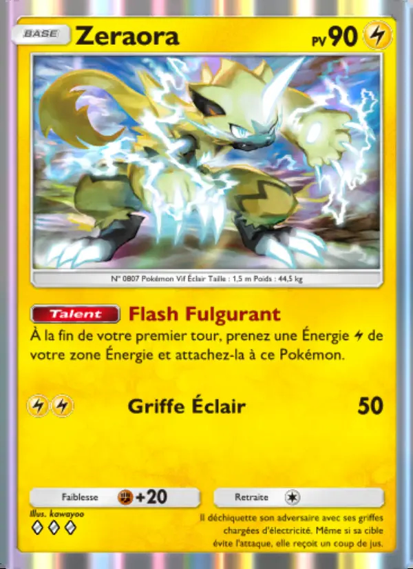 Image of the card Zeraora
