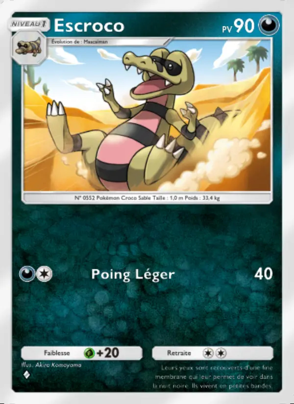 Image of the card Escroco