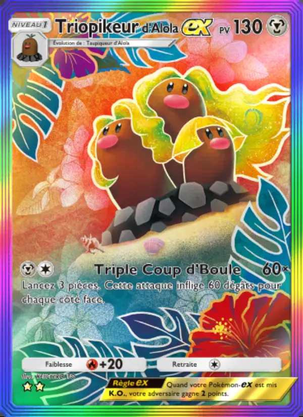 Image of the card Triopikeur d'Alola-ex