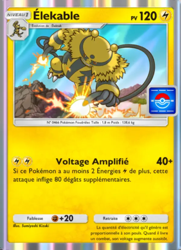 Image of the card Élekable