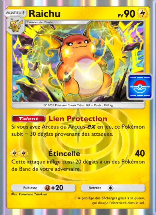 Image of the card Raichu