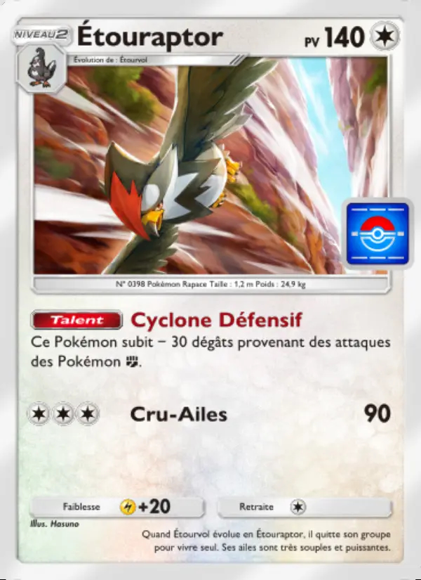 Image of the card Étouraptor