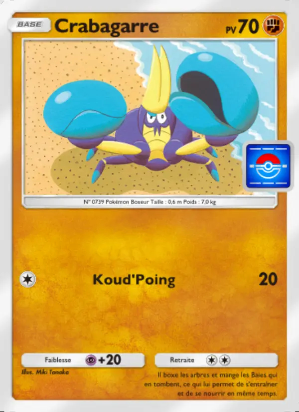 Image of the card Crabagarre