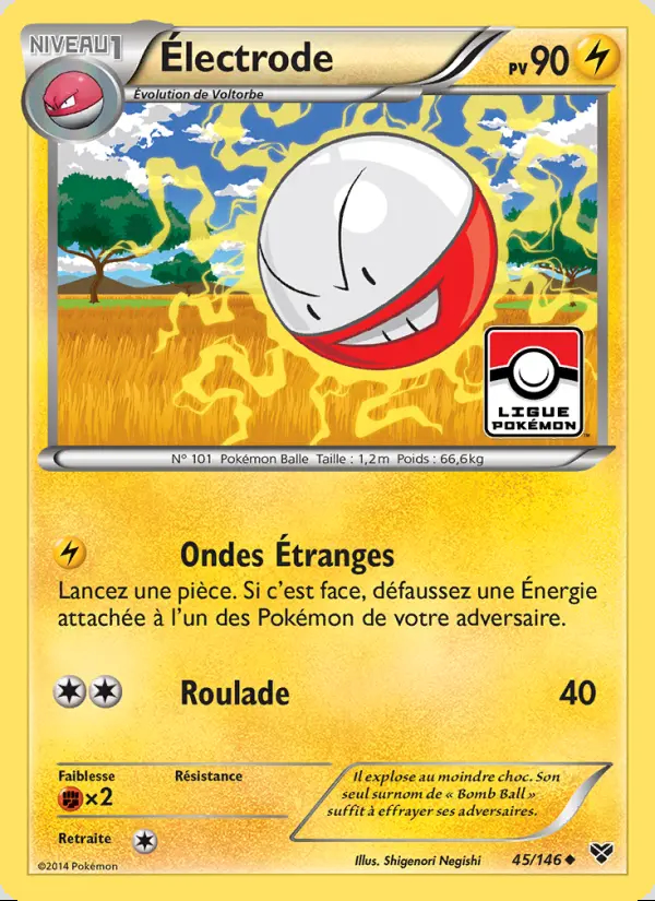 Image of the card Électrode