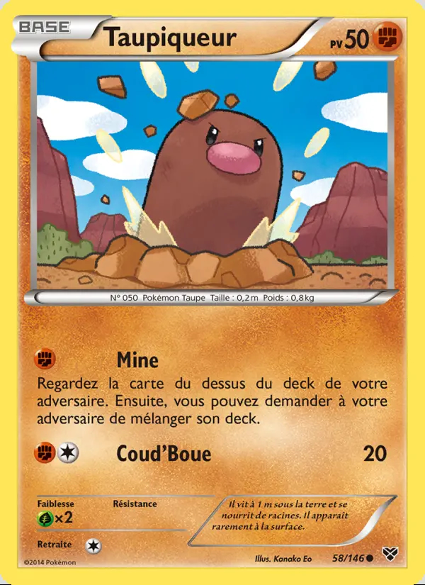 Image of the card Taupiqueur