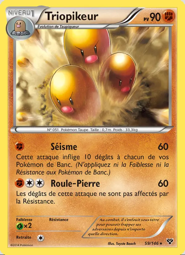 Image of the card Triopikeur