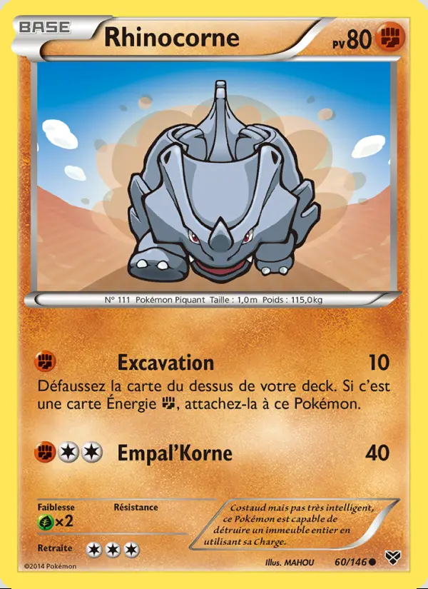 Image of the card Rhinocorne