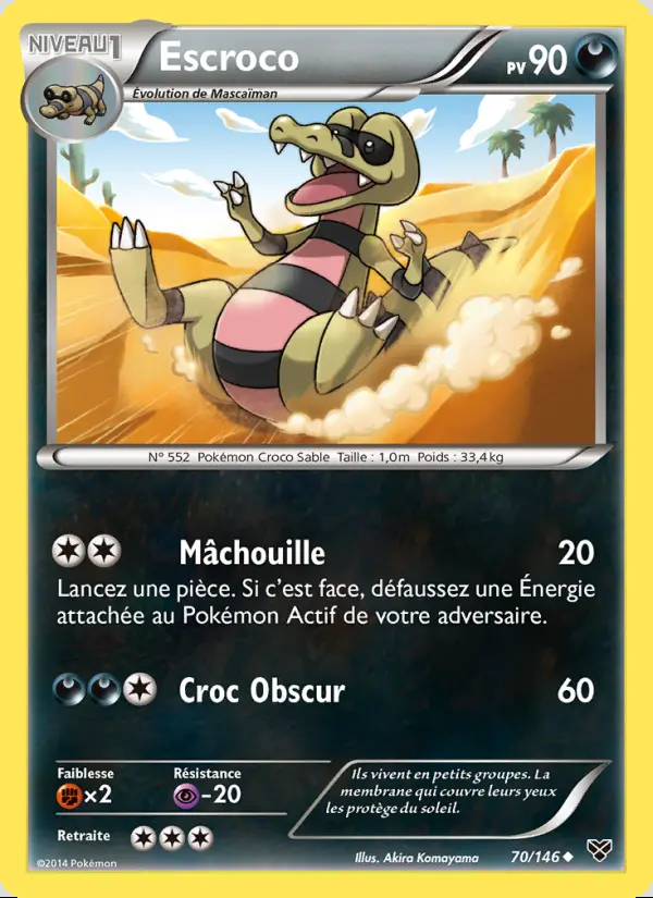 Image of the card Escroco