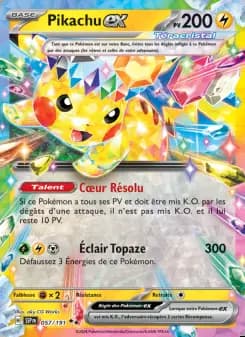 Image of the card Pikachu-ex