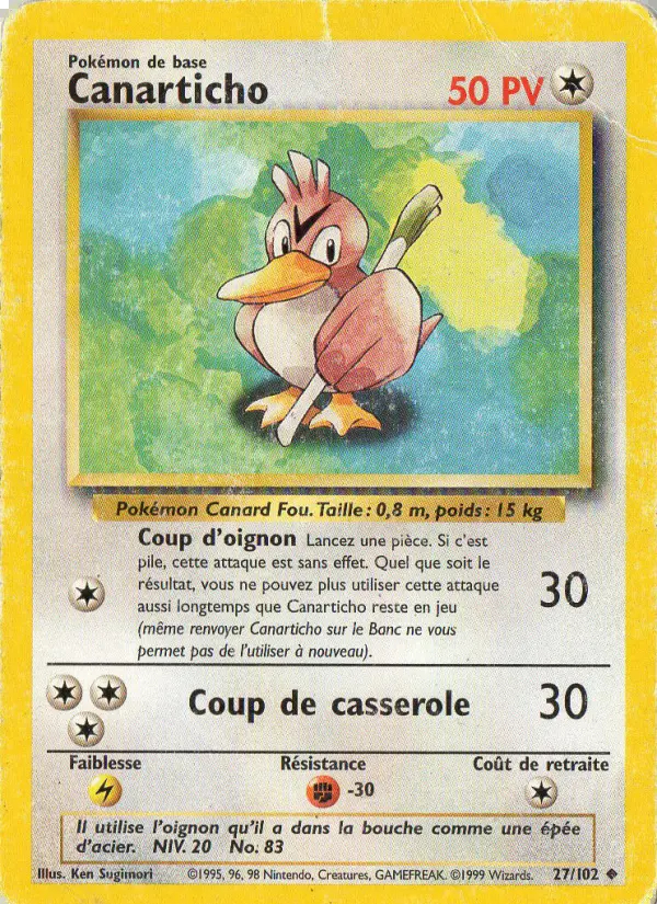 Image of the card Canarticho