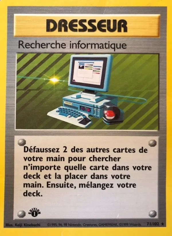 Image of the card Recherche informatique