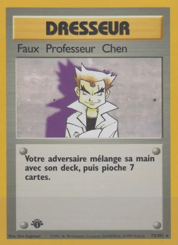 Image of the card Faux Professeur Chen