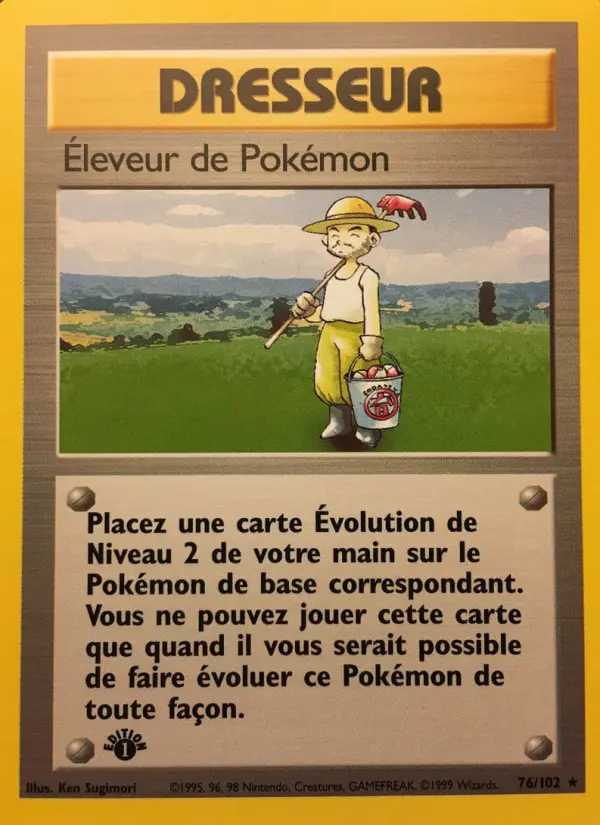 Image of the card Éleveur de Pokémon