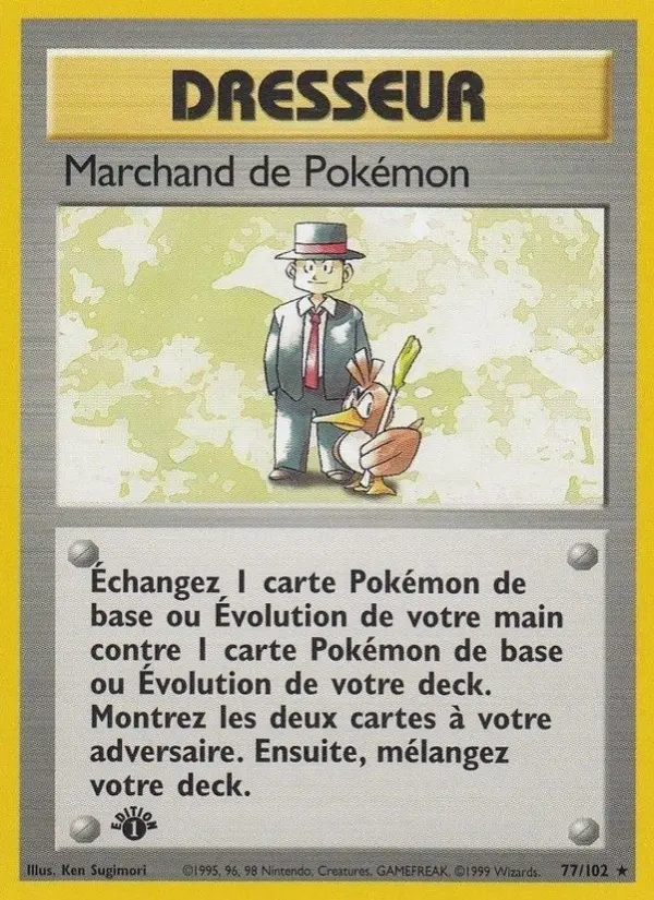 Image of the card Marchand de Pokémon