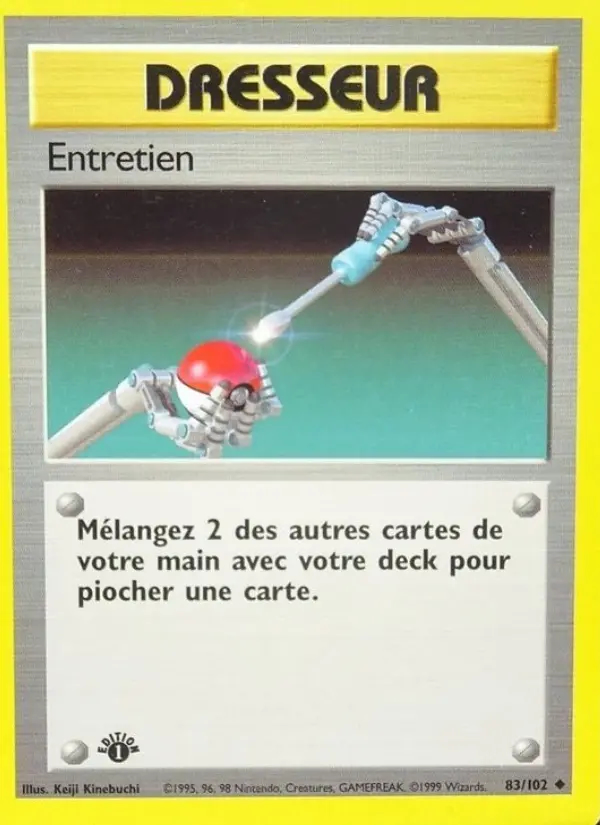 Image of the card Entretien