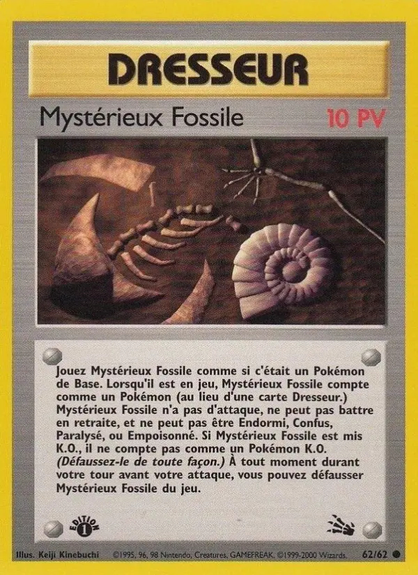 Image of the card Mystérieux Fossile