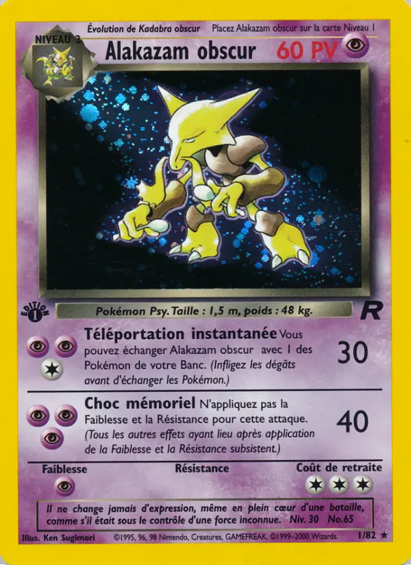 Image of the card Alakazam obscur
