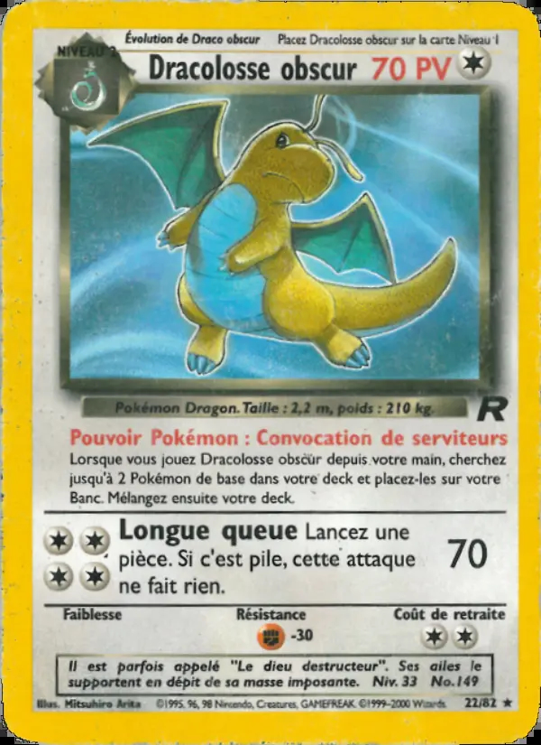 Image of the card Dracolosse obscur