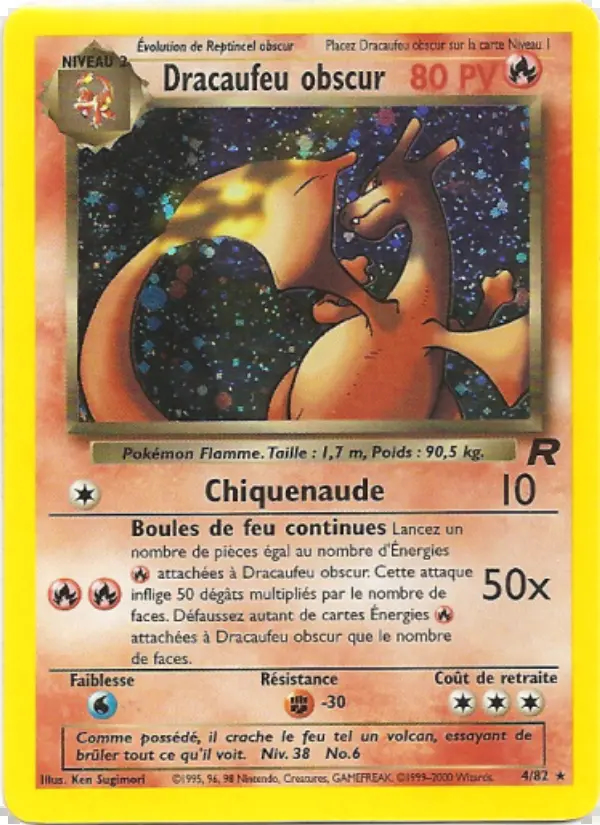 Image of the card Dracaufeu obscur