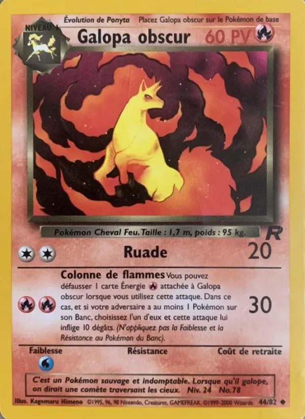 Image of the card Galopa obscur