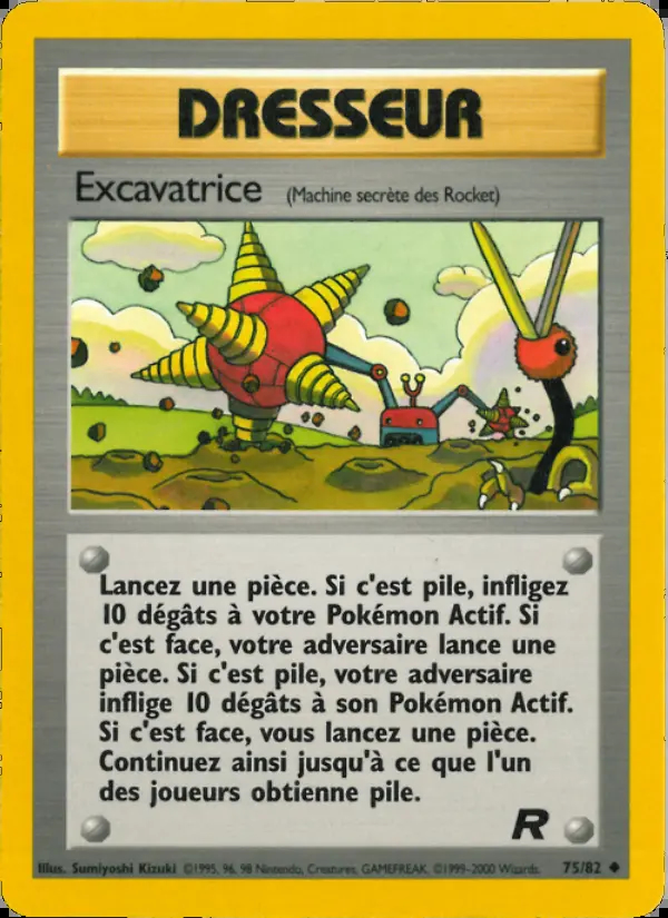 Image of the card Excavatrice
