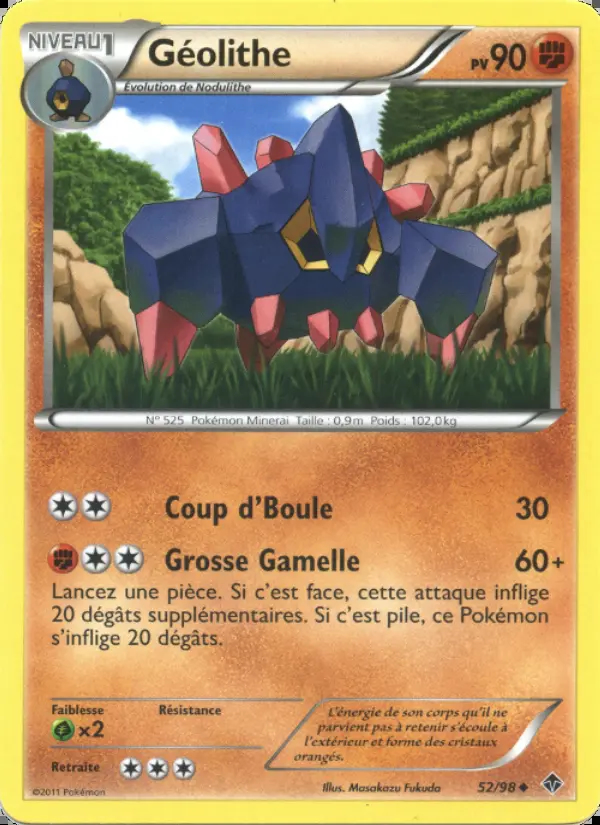 Image of the card Géolithe