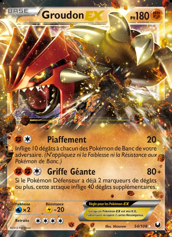 Image of the card Groudon-EX