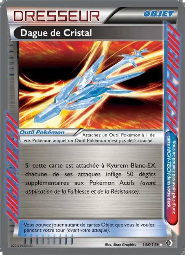 Image of the card Dague de Cristal