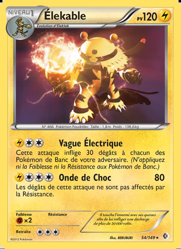 Image of the card Élekable