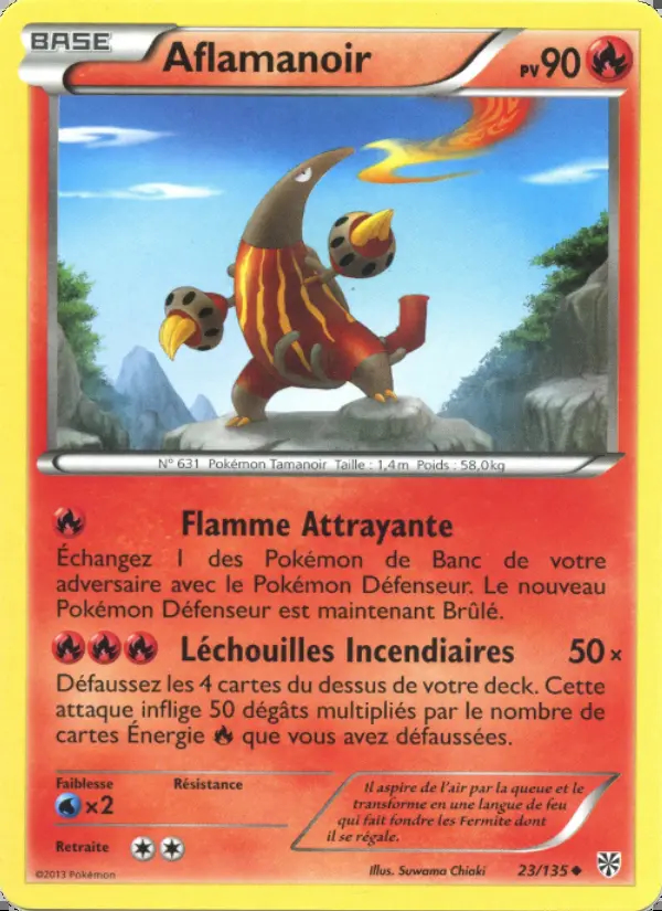 Image of the card Aflamanoir