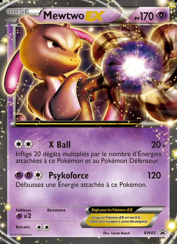 Image of the card Mewtwo ex