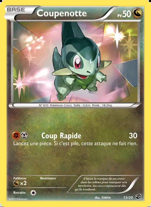 Image of the card Coupenotte