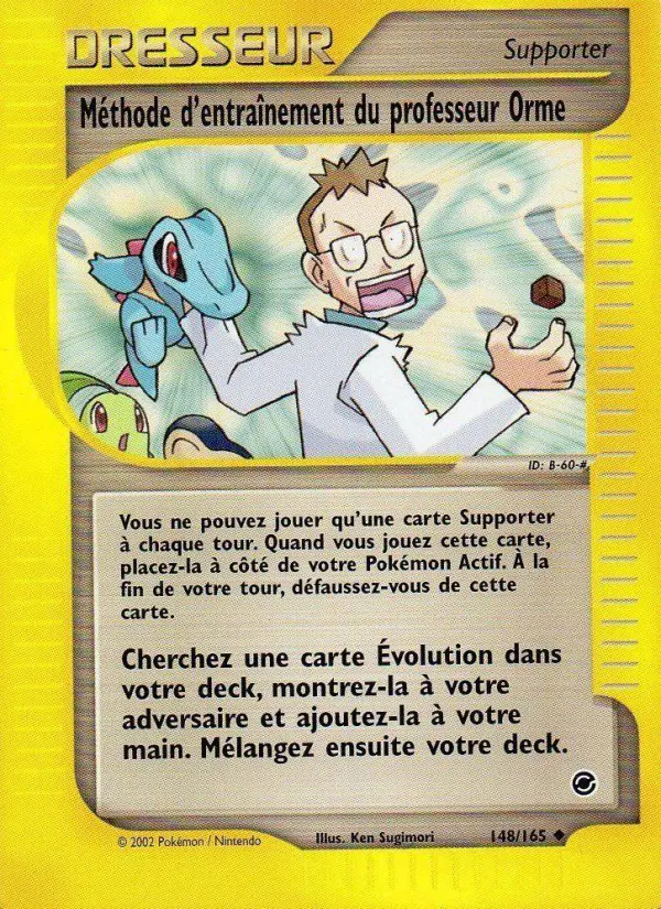 Image of the card Méthode d'entraînement du professeur Orme