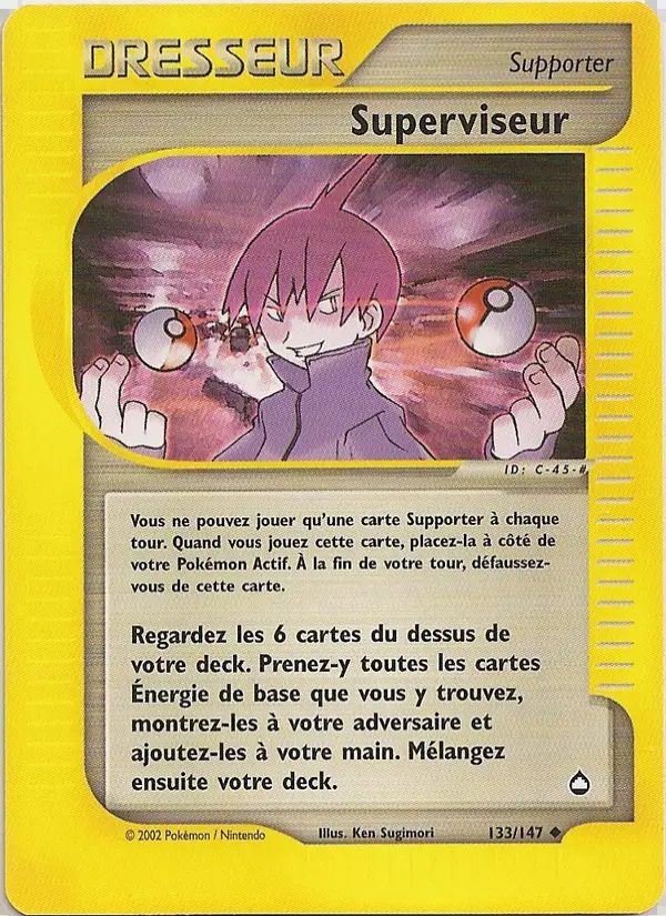 Image of the card Superviseur