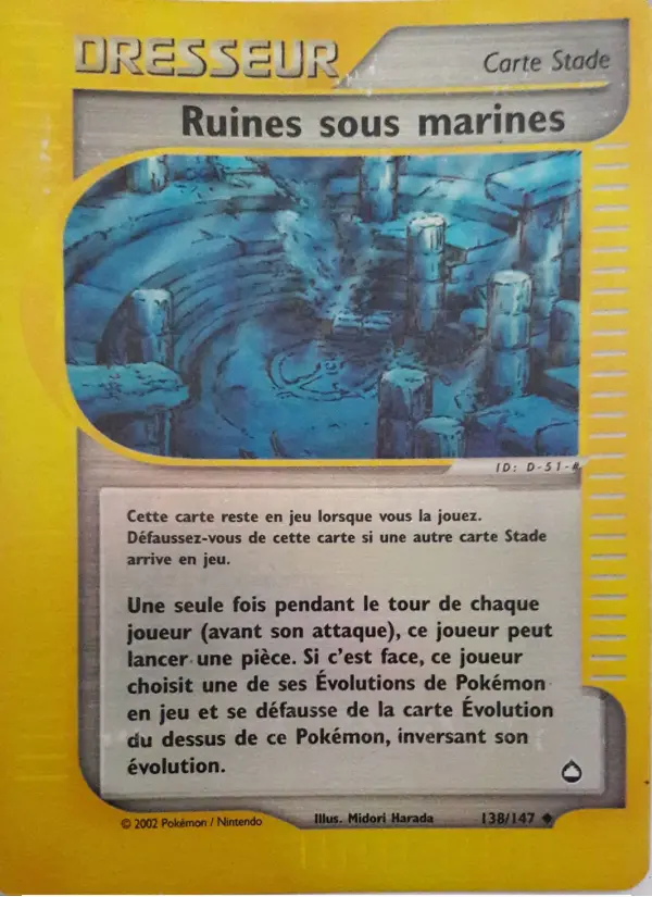 Image of the card Ruines sous marines