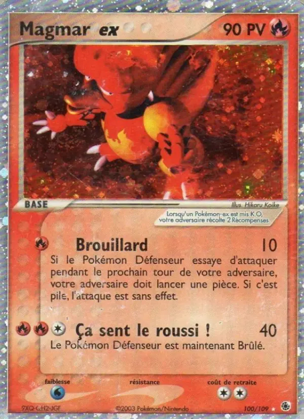 Image of the card Magmar ex