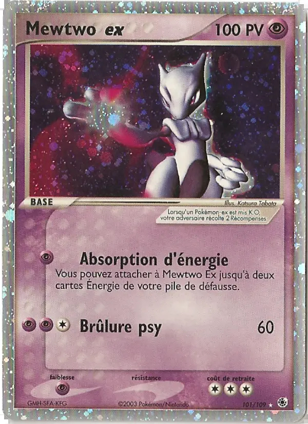 Image of the card Mewtwo ex