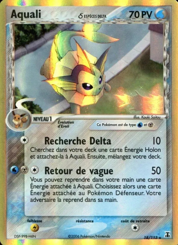 Image of the card Aquali δ ESPÈCES DELTA