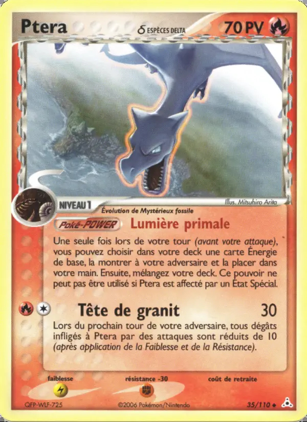 Image of the card Ptera δ ESPÈCES DELTA