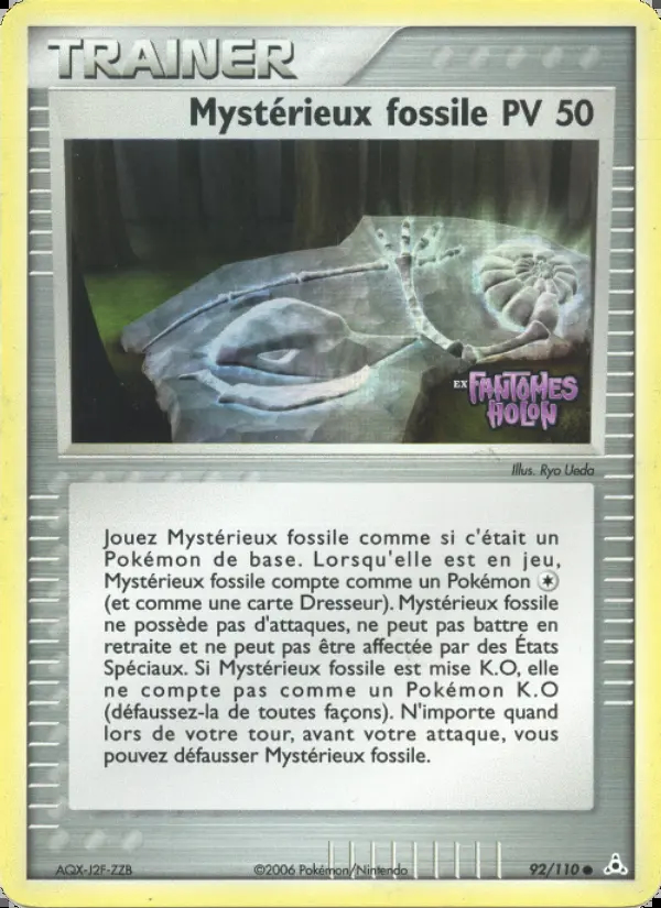 Image of the card Mystérieux fossile