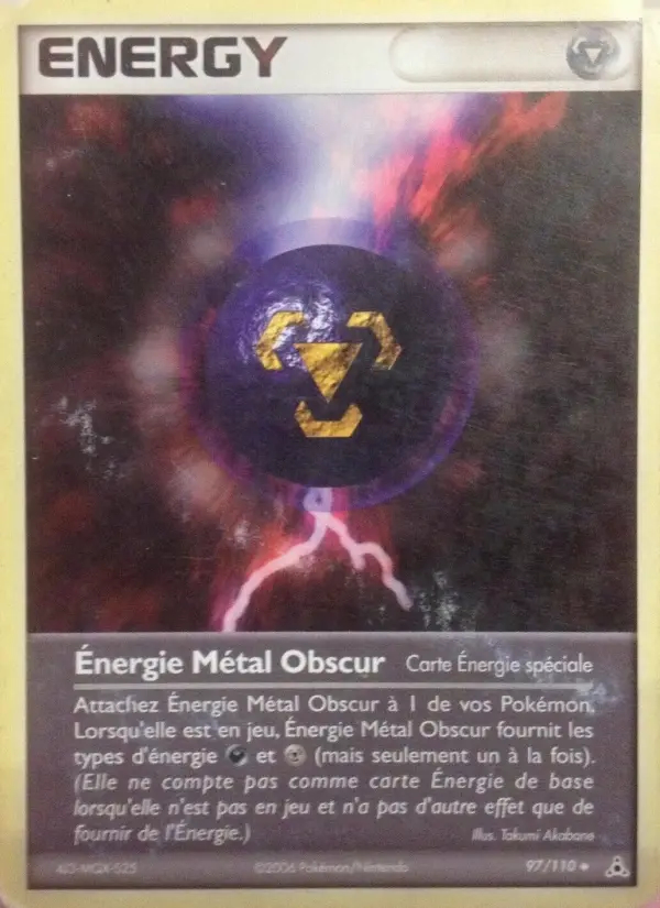 Image of the card Énergie Métal Obscur