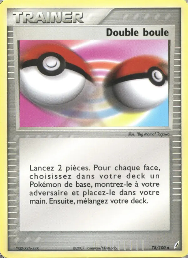Image of the card Double boule