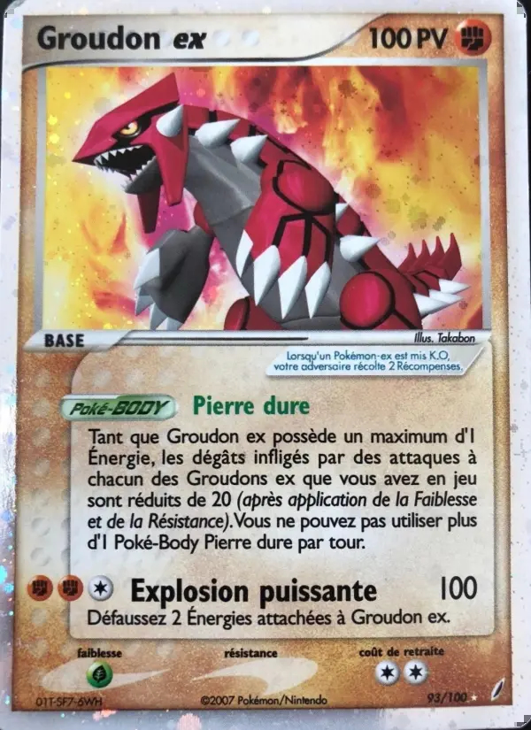 Image of the card Groudon ex