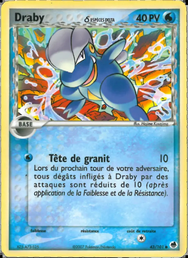 Image of the card Draby δ ESPÈCES DELTA