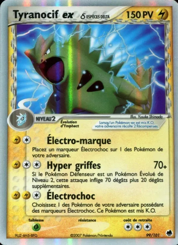 Image of the card Tyranocif ex δ