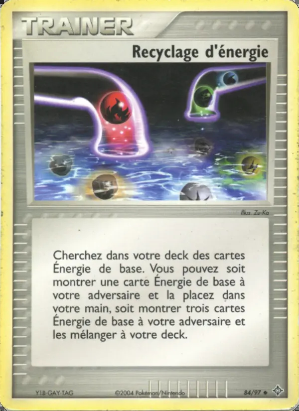Image of the card Recyclage d'énergie