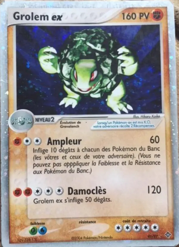 Image of the card Grolem ex